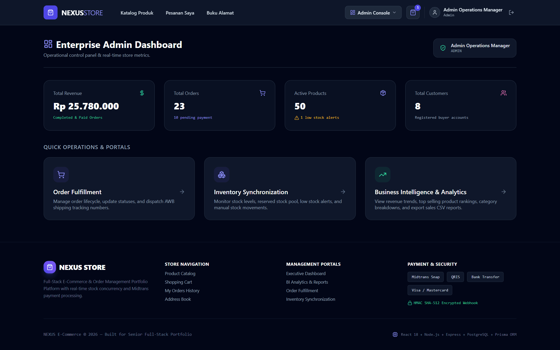 NEXUS STORE: E-Commerce & Order Management screenshot 4